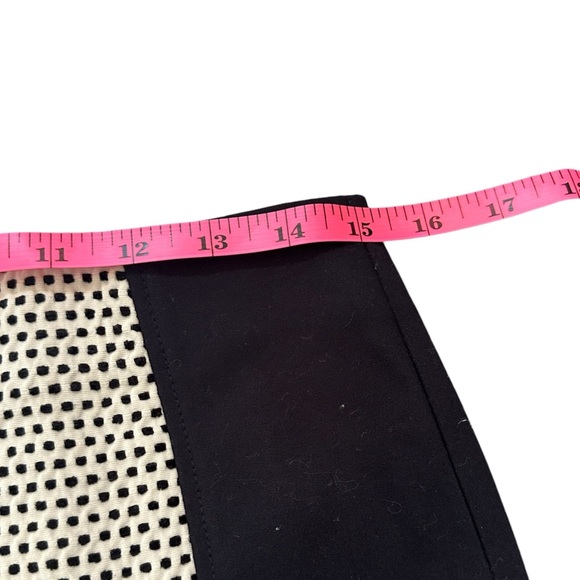 Ann Taylor LOFT Black and Cream Polka Dot Skirt in Women’s 6 Petite - Picture 3 of 8